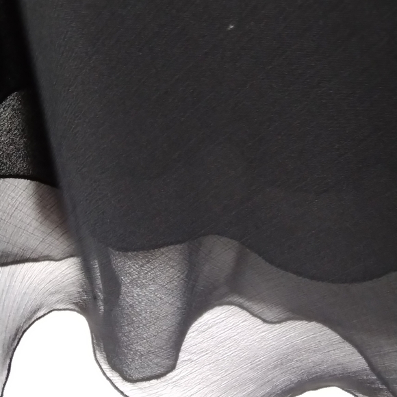 ESPRIT Silk Black Dress Tank Sleeveless Minimalist Classic Casual Little LBD Art - Picture 5 of 7